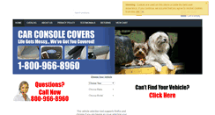 Desktop Screenshot of carconsolecovers.com